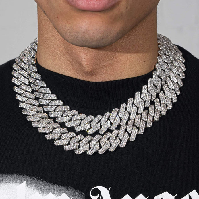 Jewelux Cuban Iced Out 20MM Link Chain