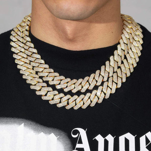 Jewelux Cuban Iced Out 20MM Link Chain