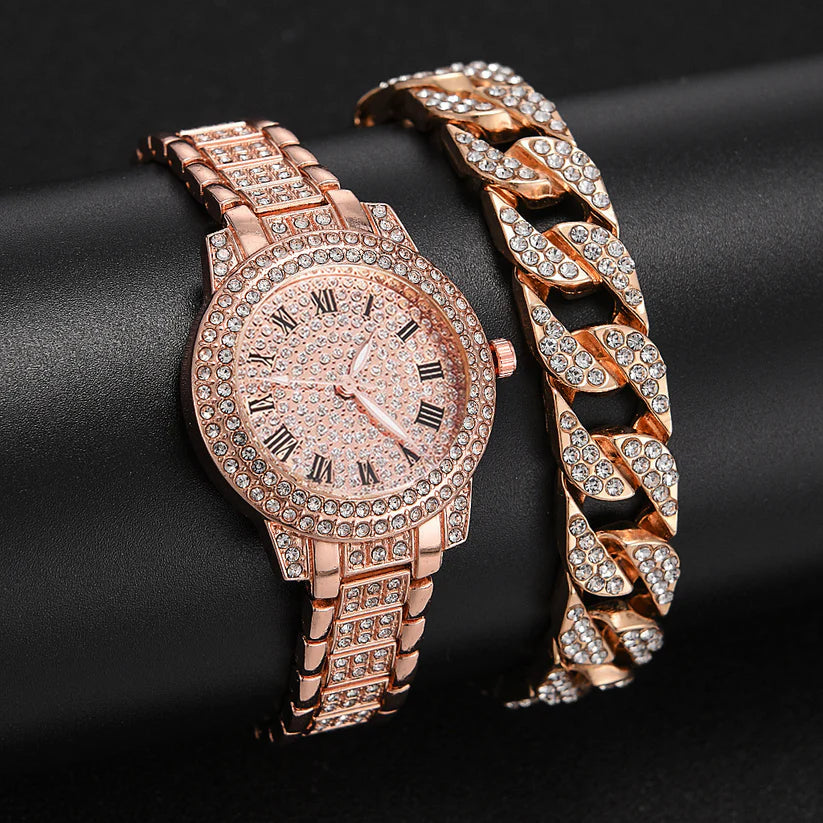 Jewelux Allotrope Iced Out Watch