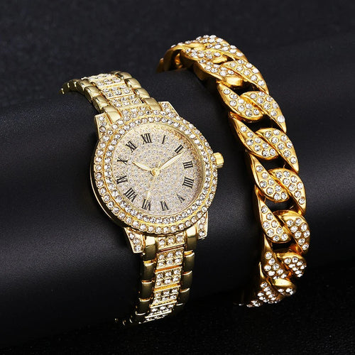 Jewelux Allotrope Iced Out Watch