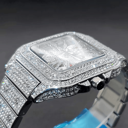 Jewelux Star Iced Out Watch