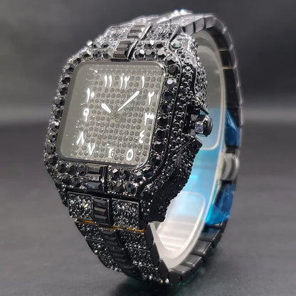 Jewelux Arabic Iced Out Watch