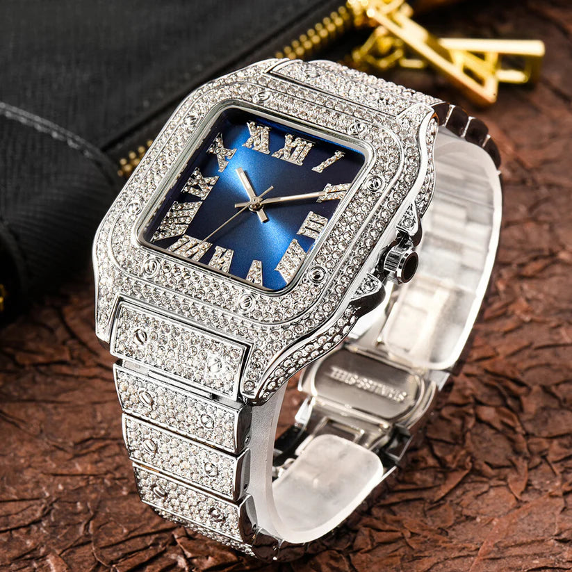 Jewelux Shine Blue Dial Watch 40MM